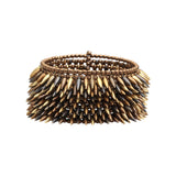 Mixed Tone 5 Row Bullet Cuff