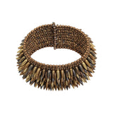 Mixed Tone 5 Row Bullet Cuff