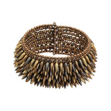 Mixed Tone 5 Row Bullet Cuff