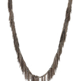 Labradorite Fringe Necklace - 28"