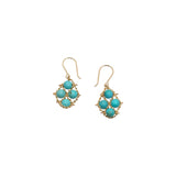 Turquoise Single Nugget Earrings