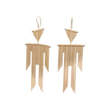 Disappearing Person Earrings in Gold-Fill
