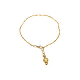 Pomegranate Charm Chain Bracelet in 18k Yellow Gold