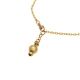 Pomegranate Charm Chain Bracelet in 18k Yellow Gold