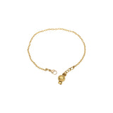 Pomegranate Charm Chain Bracelet in 18k Yellow Gold