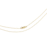18" - 1.4mm Oval Link Chain in 18k Yellow Gold