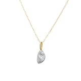 Keshi Pearl Pendant in 18k Yellow Gold