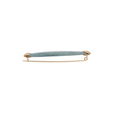 Kyanite Brooch in 14k Yellow Gold