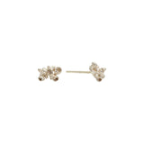 Barnacle Post Earrings in 10k White Gold
