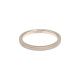 Architectural Band with Modeled Texture in 18k Palladium White Gold