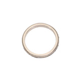 Channel Set Black Diamond Ring in 18k Palladium White Gold