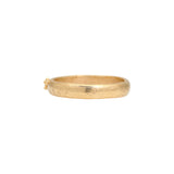 Textured Band with Champagne Diamond and Granules in 14k Yellow Gold