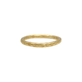 Textured Band in 18k Yellow Gold