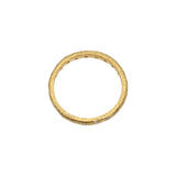2mm Eternity Diamond Band with Sand Texture in 22k Yellow Gold