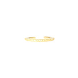 Ear Cuff in Sand-Textured 18k Yellow Gold