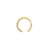 Ear Cuff in Sand-Textured 18k Yellow Gold