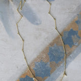 Lantern Necklace with Graduated Diamonds in 18k Gold
