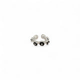 Bell Pod Ear Cuff in Silver - Single