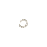 Grub Ear Cuff in Silver - Single