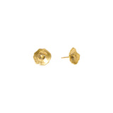 Anemone Post Earrings in 18k Gold
