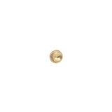 18k Impression Post Earring - Single