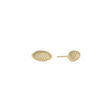 18k Ovum Post Earrings
