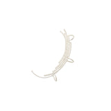 Celestial Trail Climber Ear Cuff in Silver