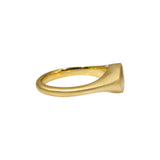 Oval Old European Cut Diamond Ring in 18k Gold