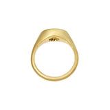 Oval Old European Cut Diamond Ring in 18k Gold