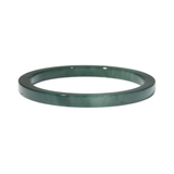 Natural Guatamalan Square Teal Green Jade Bangle