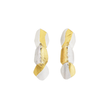 Small Keum-Boo Stitched Earrings