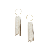 Foglie Earrings in Silver