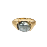 Keshi Pearl Ring in 14k Yellow Gold