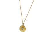 Montana Sapphire Pendant in 18kYellow Gold