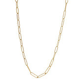 20.5" Handmade Chain in 18k Yellow Gold - 18gauge