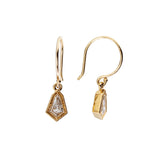 Diamond Kite Earrings in 18k Yellow Gold