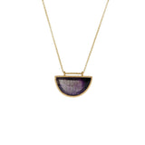Phantom Amethyst Necklace in 18k Yellow Gold