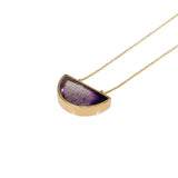 Phantom Amethyst Necklace in 18k Yellow Gold