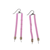 Violet Drop Earrings