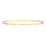 Long Link Bracelet in 18k Yellow Gold