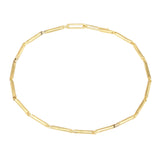 Long Link Bracelet in 18k Yellow Gold