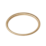 Tapered Oval Bangle in Golden Bronze with Pale Yellow Sapphires