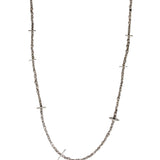 Ancient Silver Burmese Pyu Beads Necklace