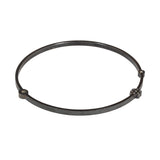 Honeycomb & Dot Bangle in Oxidized Silver with Diamonds
