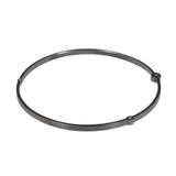 3 Dot Bangle in Oxidized Silver with Diamonds
