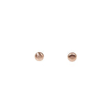 Iota Post Earrings in 14k Rose Gold