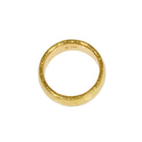 6.5mm Rough Band in 22k Gold