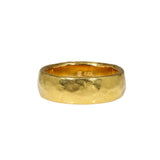 6.5mm Rough Band in 22k Gold