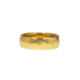 6.5mm Rough Band in 22k Gold