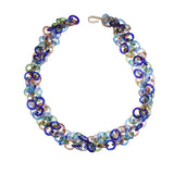 Double Tiny Chain Necklace in Multicolor